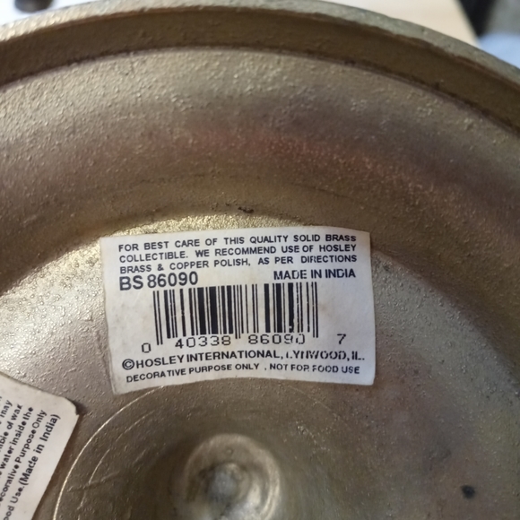 🎋🏰 2 VINTAGE HOSLEY SOLID BRASS 🏘🥀🚜🎣🚂🌉 - Picture 6 of 11